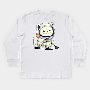 Stellar Kitty Kids Long Sleeve T-Shirt